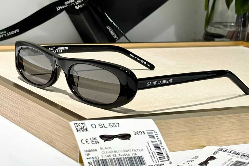 SL557 Sunglasses Black Gray