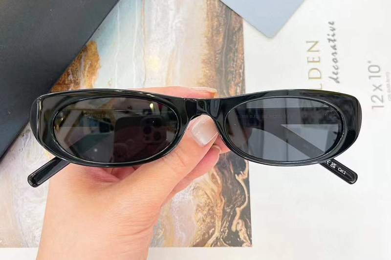 SL557 Sunglasses Black Gray