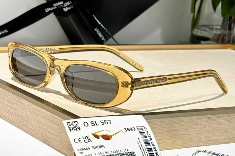 SL557 Sunglasses Brown Gray