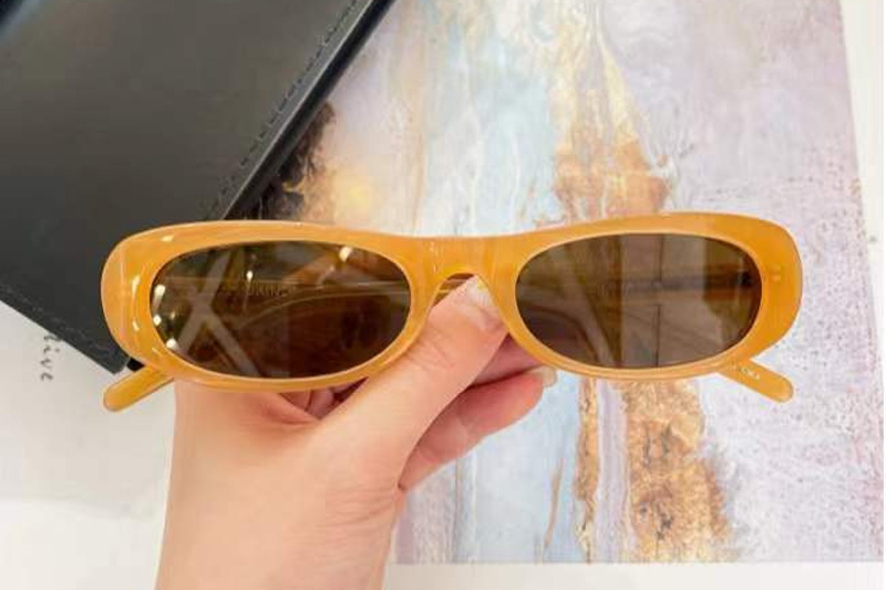 SL557 Sunglasses Yellow Brown