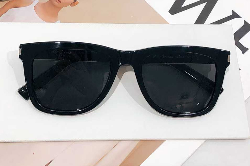 SL712 Sunglasses Black Gray