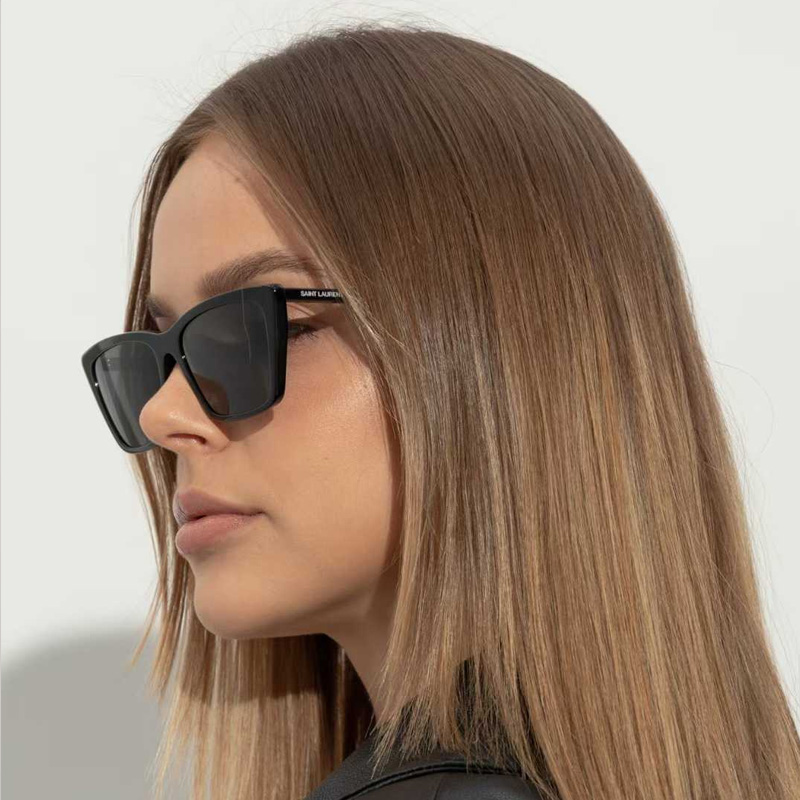 SL737 Sunglasses Black Gray