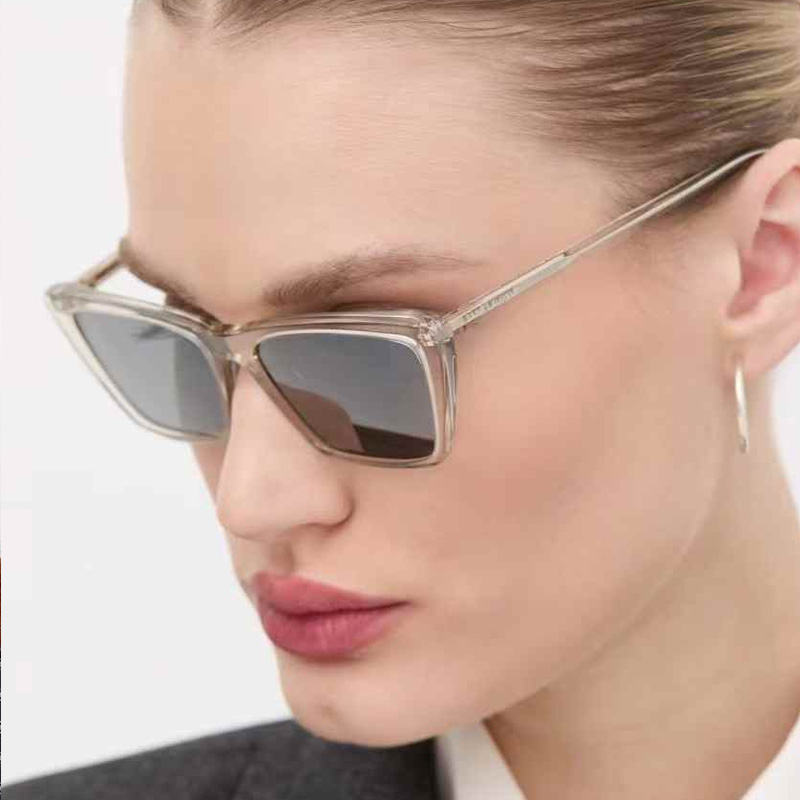 SL737 Sunglasses Transparent Silver Mirror