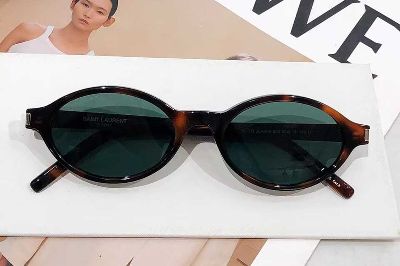 SL751 Sunglasses Tortoise Green