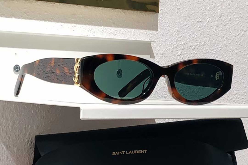 SL764 Sunglasses Tortoise Green