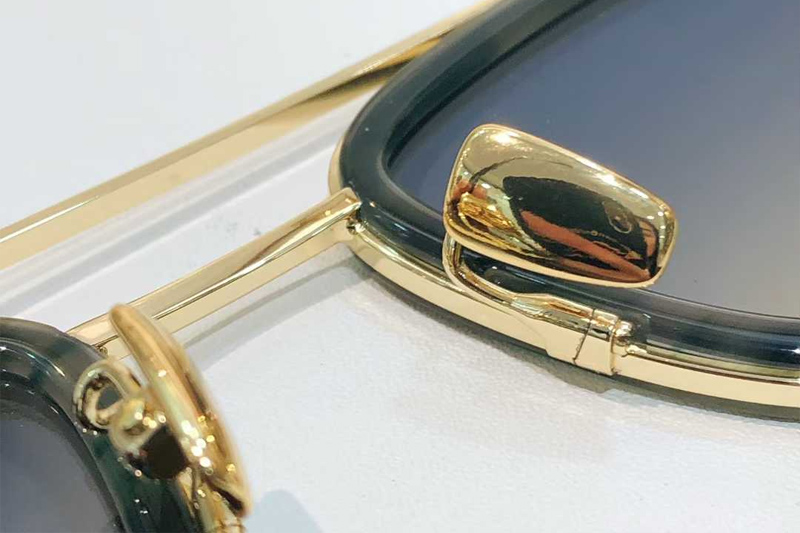 SL825 Sunglasses Green Gradient Gray