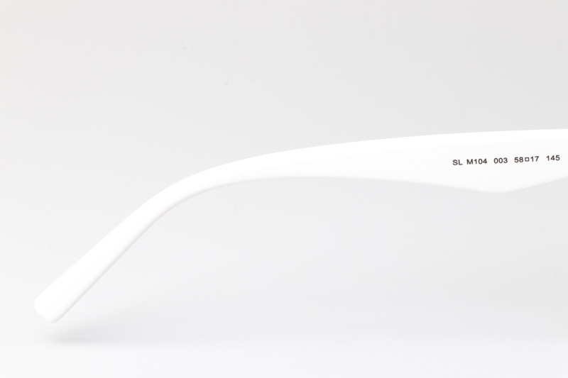 SLM104 Eyeglasses White