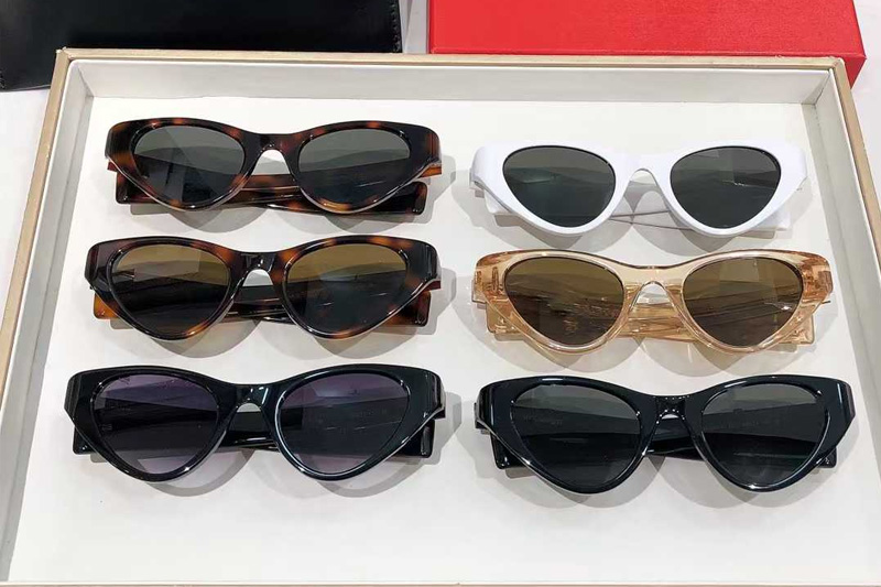 SLM144 Sunglasses Black Gray