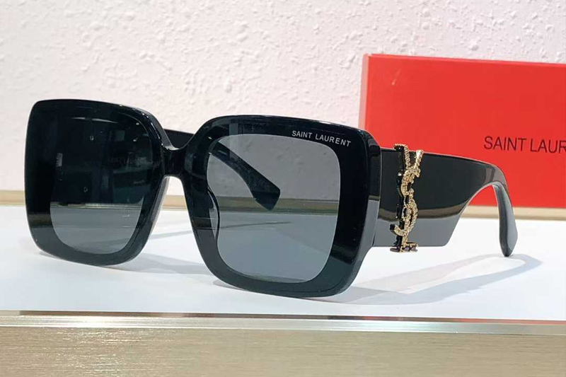 SLM1716L Sunglasses Black Gray