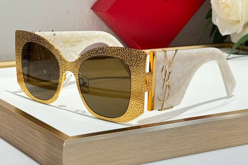 SLM242 Sunglasses Gold Brown