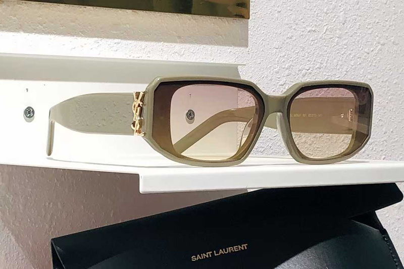 SLM96F Sunglasses Green Gradient Pink