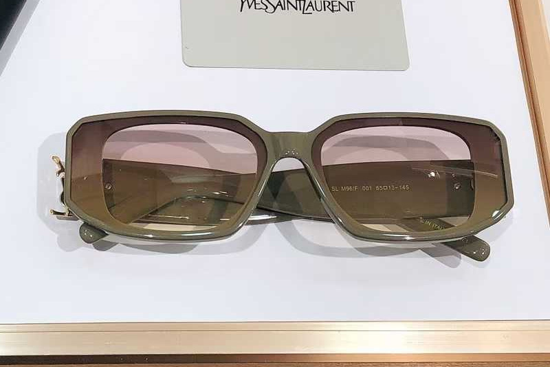 SLM96F Sunglasses Green Gradient Pink