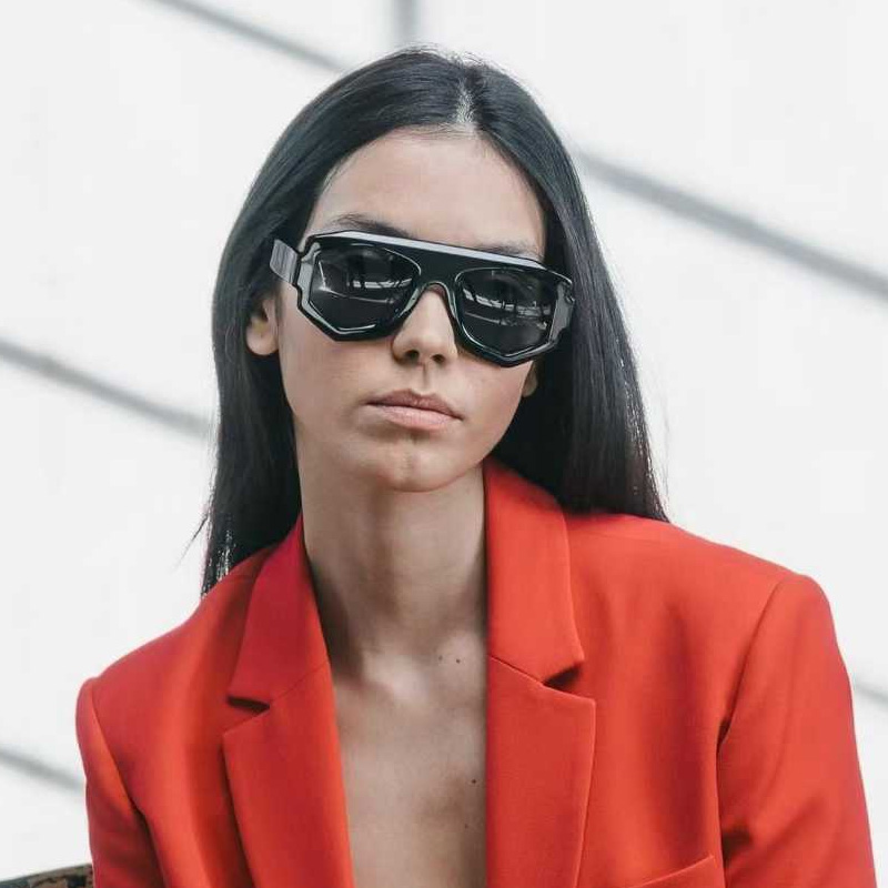 SM004 Sunglasses Black Blue