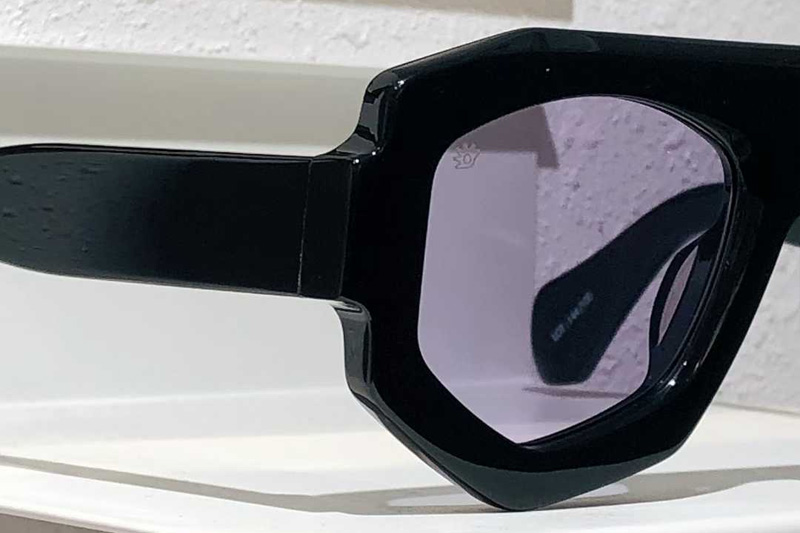 SM004 Sunglasses Black Purple