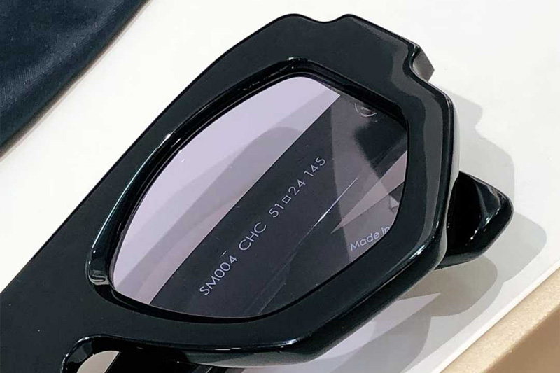 SM004 Sunglasses Black Purple