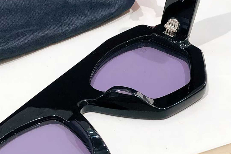 SM004 Sunglasses Black Purple