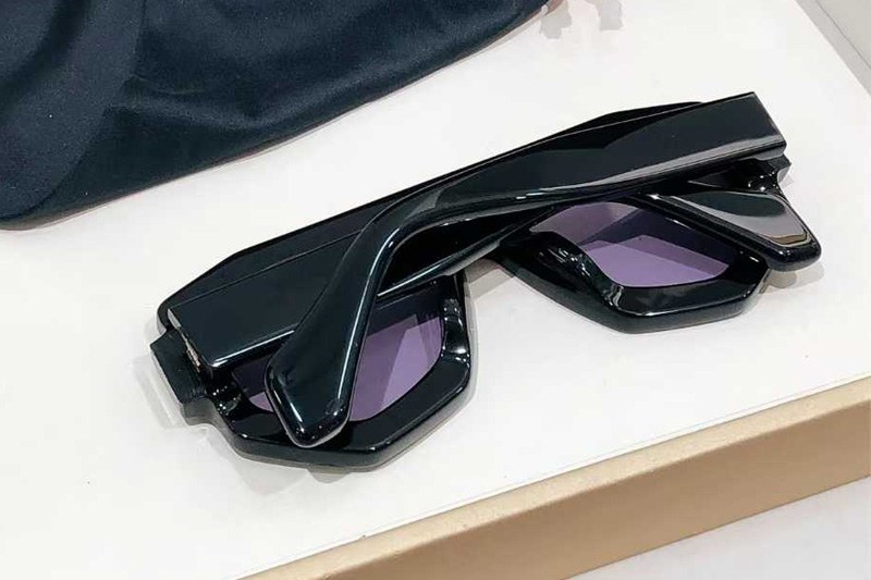 SM004 Sunglasses Black Purple