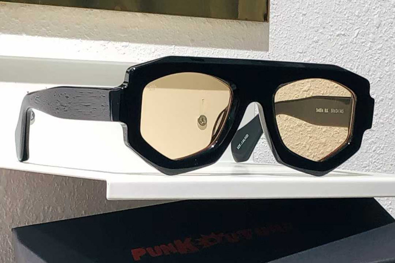 SM004 Sunglasses Black Yellow