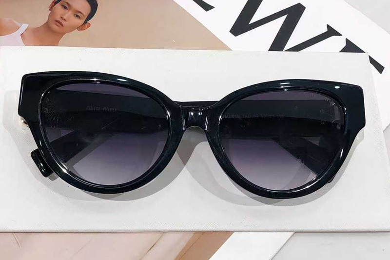 SMU01V Sunglasses Black Gradient Blue