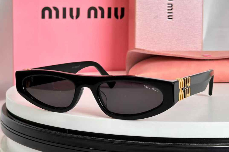 SMU07ZS Sunglasses Black Gray