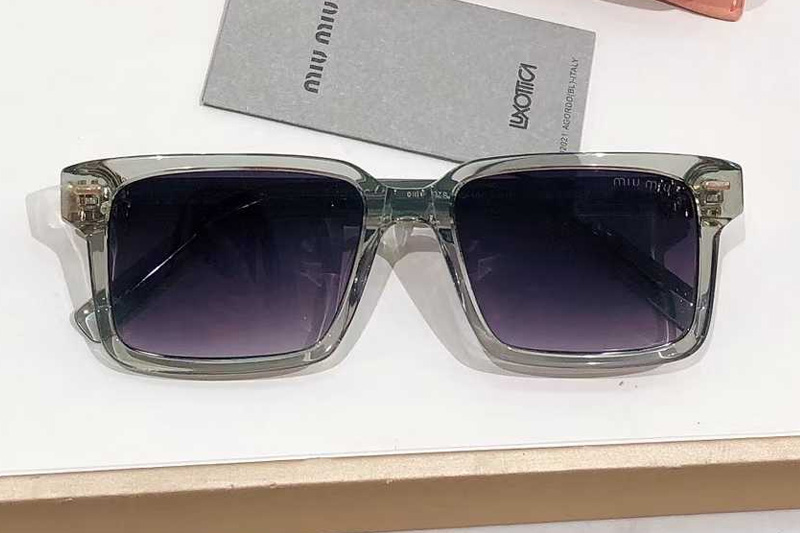 SMU13ZS Sunglasses Transparent Gradient Gray