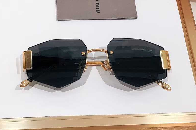 SMU18ZS Sunglasses Black Gold Gray