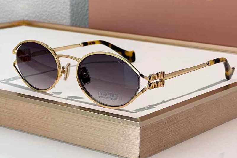 SMU52Y Sunglasses Gold Gradient Gray