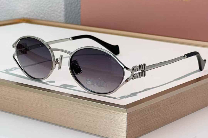 SMU52Y Sunglasses Silver Gradient Gray