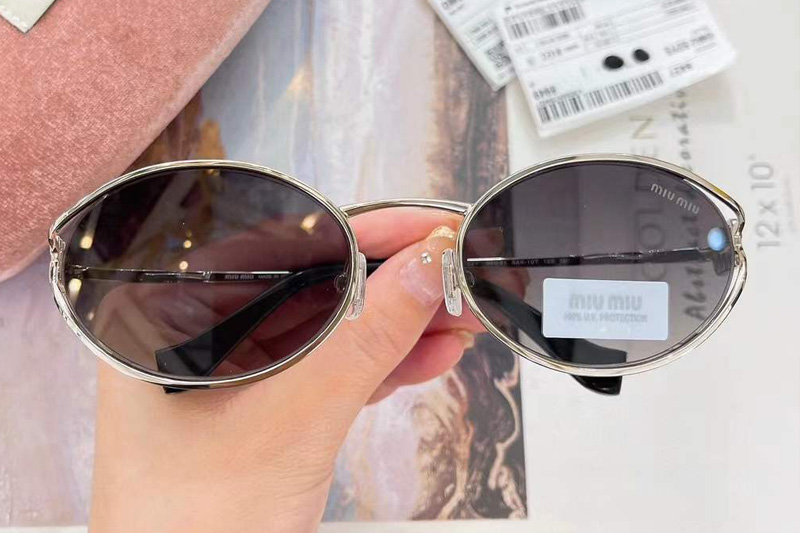 SMU52Y Sunglasses Silver Gradient Gray