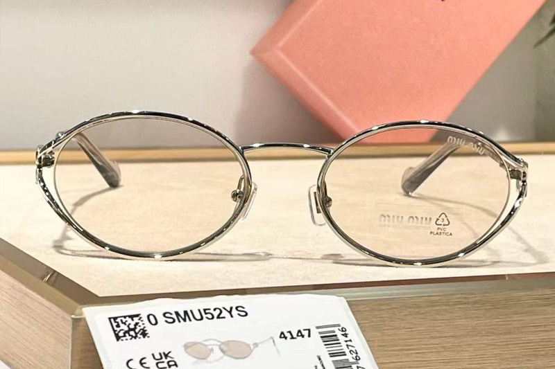 SMU52Y Sunglasses Silver Light Brown