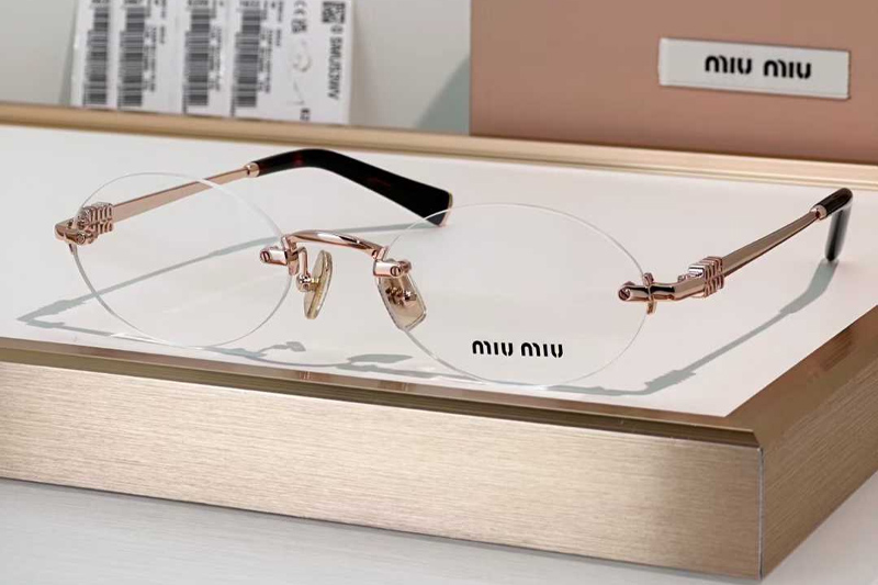 SMU53WV Eyeglasses Rose Gold