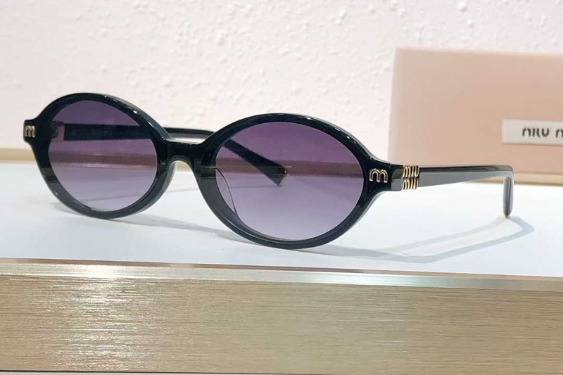 SMU71KS Sunglasses Black Gradient Gray