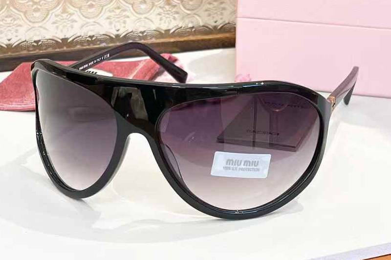 SMUA01S Sunglasses Black Gradient Gray