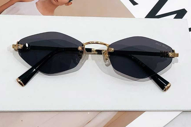SMUA55 Sunglasses Gold Gray