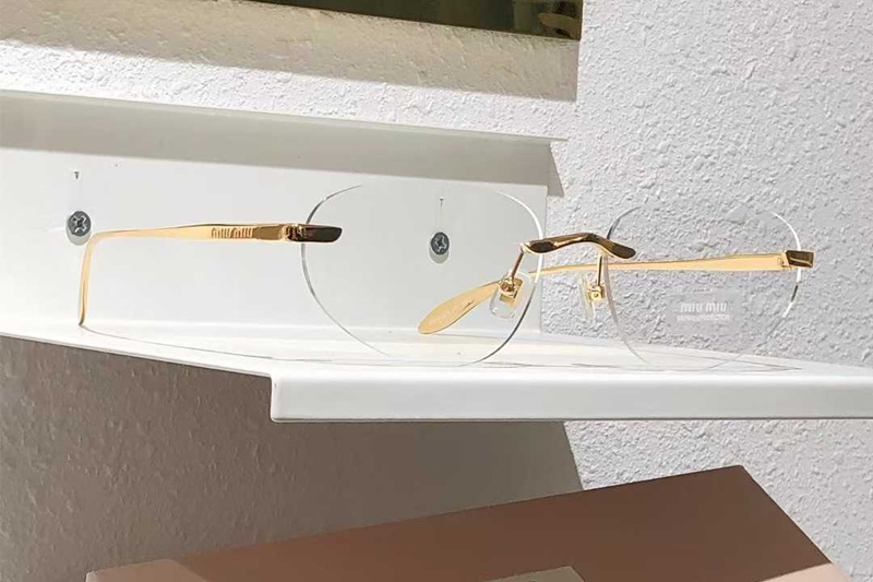 SMUA92S Sunglasses Gold Clear