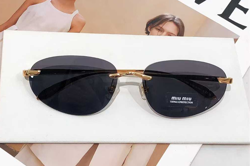 SMUA92S Sunglasses Gold Gray