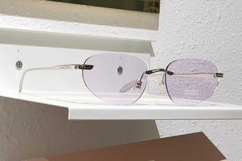 SMUA92S Sunglasses Silver Purple