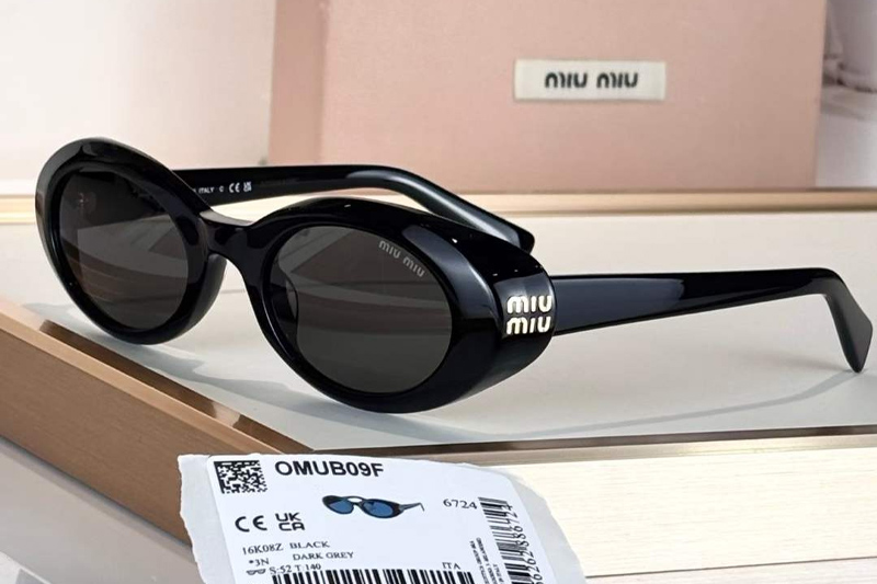 SMUB09F Sunglasses Black Gray