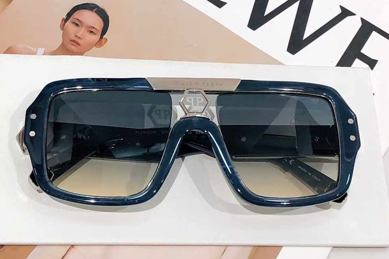 SPP079 Sunglasses Blue Gradient Gray