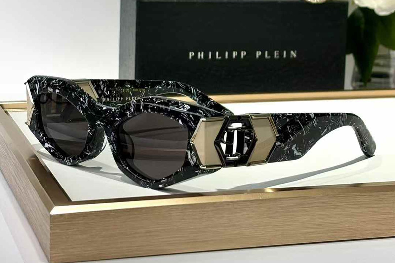 SPP136 Sunglasses Black Gray Gray