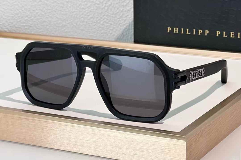 SPP148 Sunglasses Matte Black Gray