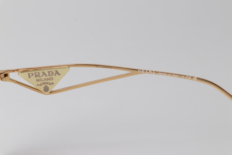 SPR57Y Sunglasses Gold Gradient Brown