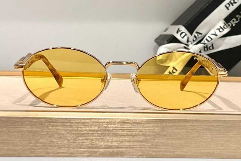 SPR65Z Sunglasses Gold Yellow