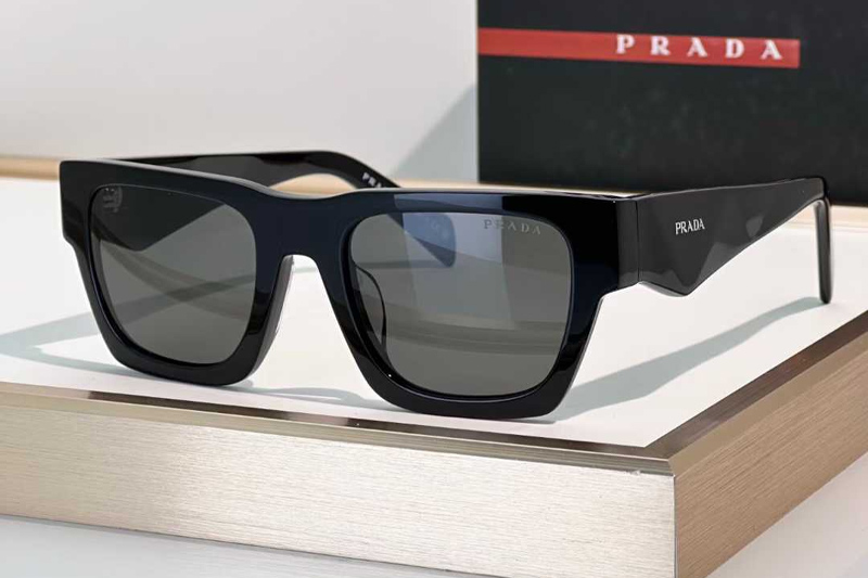 SPRA06S Sunglasses Black Gray