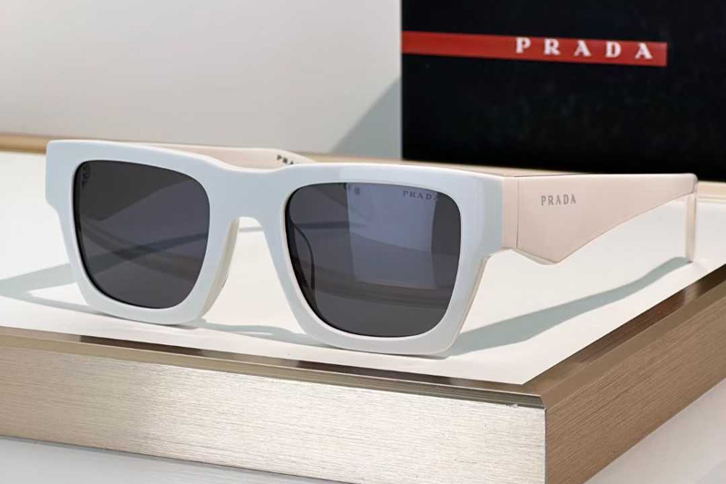 SPRA06S Sunglasses White Gray