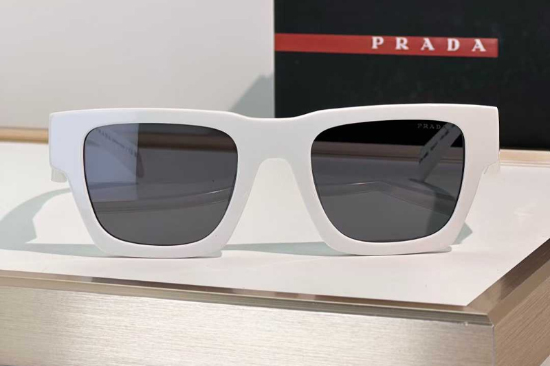 SPRA06S Sunglasses White Gray