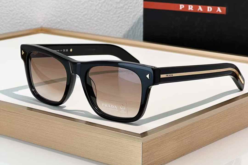 SPRA17SF Sunglasses Black Gradient Brown