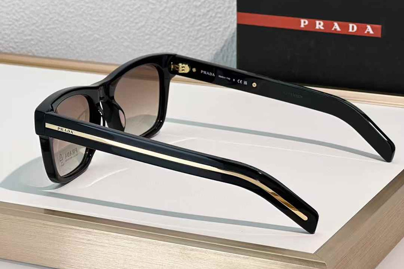 SPRA17SF Sunglasses Black Gradient Brown