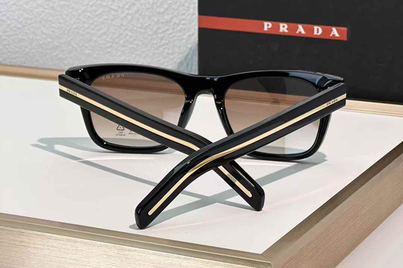 SPRA17SF Sunglasses Black Gradient Brown