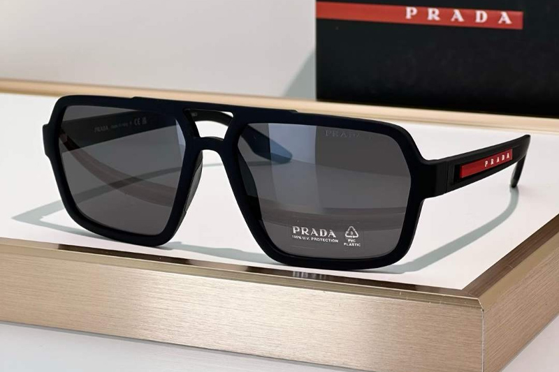 SPS01X Sunglasses Matte Black Gray